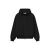Essentials SS25 Bluza z kapturem na zamek polarowa Męskie bluzy Jet-Black 192DT256240F