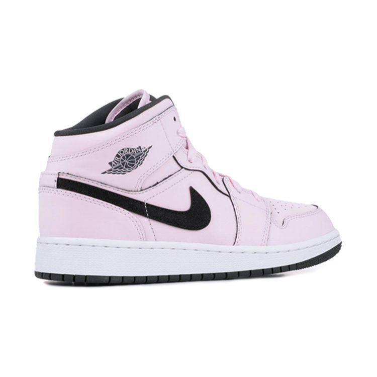 Jordan 1 Mid Pink Foam GS 555112-601