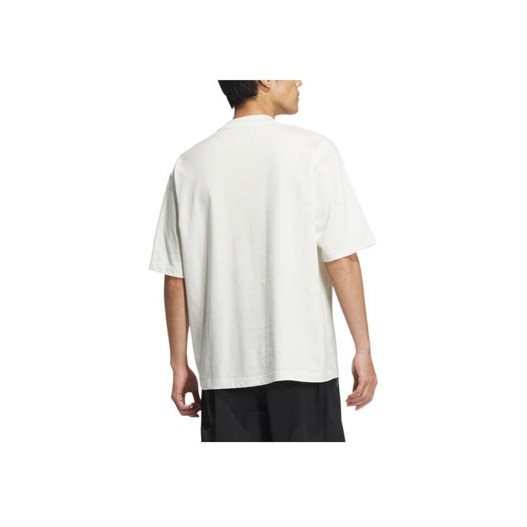 Adidas Casual Breathable Sports Short Sleeve T-Shirt Men Tops White JN9472