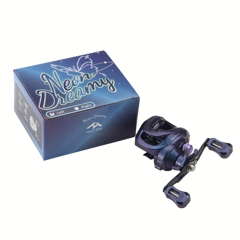 Casting Reel 6.3:1 High Gear Ratio Two-handed Use Lightweight and Portable Suitable for Fresh and Salt Water Ideal Birthday and New Year Gift