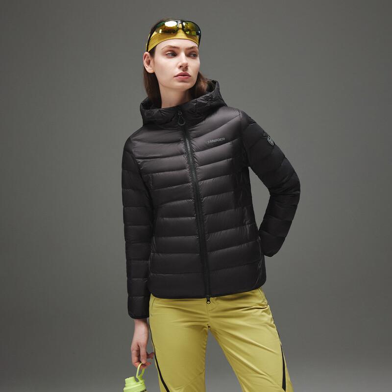 Tanboer Women's TB5560270A Lightweight Hooded Goose Down Jacket