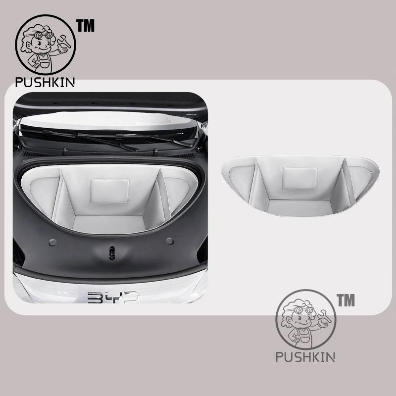 For BYD Sealion 06 EV 2025 2026 Front Trunk Storage Organizer Engine Compartment Storage Bag Storage Mat Car Accessories