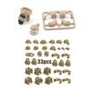 Military Building Blocks Solider Figures Weapons RPG Equipment  Vest Equipment Accessories Bomb Disposal Suit Samurai Sword MOC