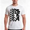 Rude Girl Ska T-Shirt Sommer Lässig Baumwolle T-Shirt Oversize Streetwear Oberteile Vintage Grafikdruck Lockerer Schnitt Kurze Ärmel