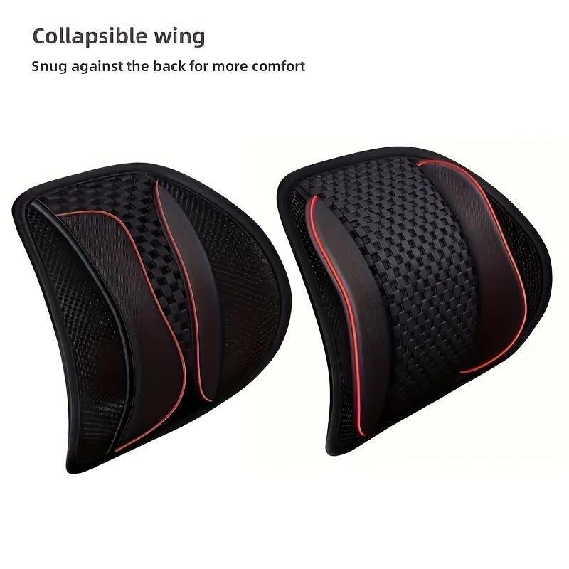Breathable Lumbar Pillow - Mesh Back Cushion for Lumbar Support. Ideal for Car Seats & Office Chairs During for Long Drives Or Work Sessions