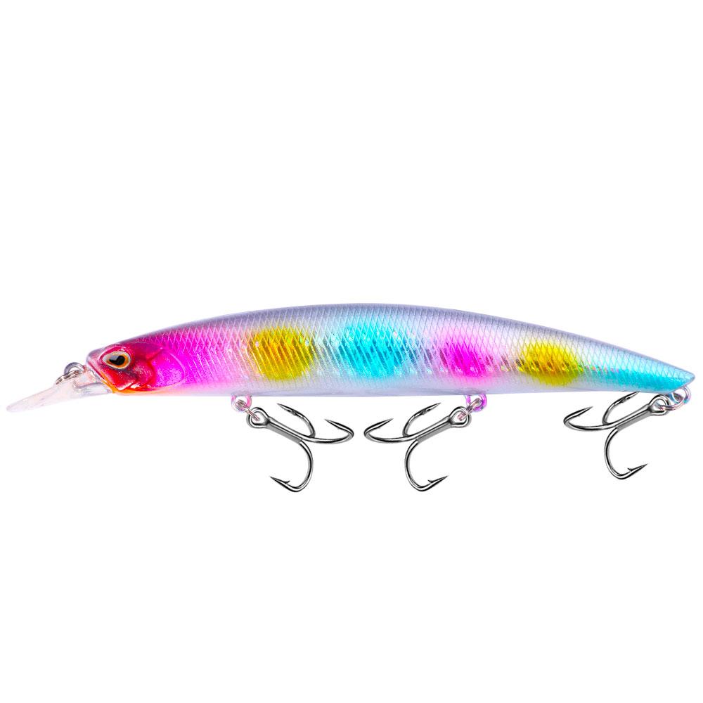 1pc Fishing Lure set Minnow Wobbler 5.31in/13.5cm 16.4g Hard Plastic Artificial Bait Minnow Pike Bass Perch Freshwater Tackle