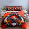 Eagle Decor Set For Living Soft Comfortable Duvet Cover Bedding Set Included 1*Duvet Cover & 2*Pillowcases, Gift