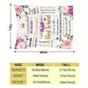 1pc Best Friend Letter Blanket - Sister/BFF Gift with Heartfelt Messages, Pink Roses & BFF Phrases, Soft Flannel All-Season