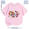 2026 Magical Numbers Circus Digital Circus Clown Outfit Girls’ Short-Sleeve T-Shirt, 100% Cotton, Summer New Collection