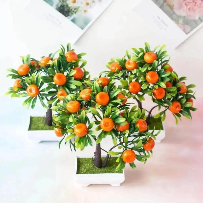 Artificial Simulation Plant Bonsai Fruit Tree Bonsai Wedding Banquet Party Hotel Decoration Home Decoration Wholesale