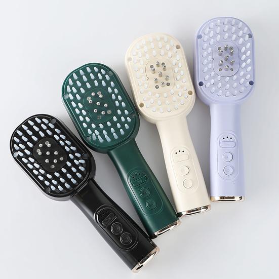 Red Light Scalp Massager, Electric Hair Growth Comb with Essence Dispenser, 3 Mode USB Rechargeable Vibration Brush for Hair Care
