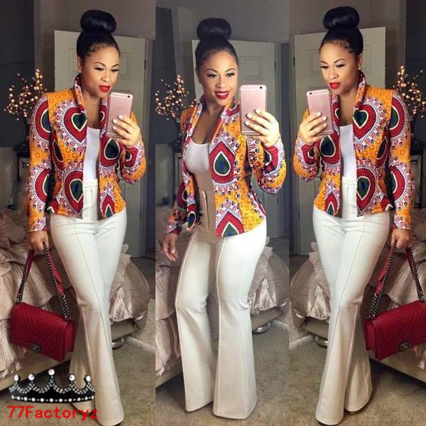 FNKDOR Design Women Traveling Cool Dashiki Long Sleeve Fashion African Print Dashiki Short Casual Jacketb Blazers FNKDOR Design Women Traveling Cool Dashiki Long Sleeve Fashion African Print Dashiki Short Casual Jacketb Blazers