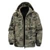 Giacche Primavera Autunno Uomo Giacca con Cappuccio Mimetica Moda Impermeabile Capispalla Larga Cappotti da Esterno Uomo