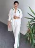 2024 Europe, America, Amazon cross-border women's clothing, new sports contrasting colors, casual and comfortable fashion loose pants