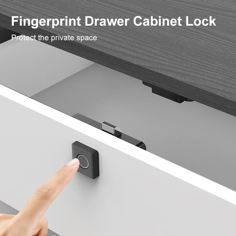 Fingerprint Drawer Cabinet Lock Smart Wardrobe Furniture Fingerprint Locks APP Intelligent Management Mailbox Locks