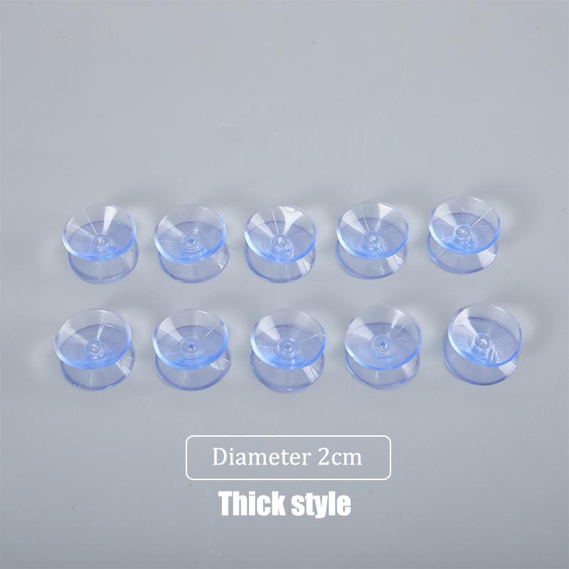 10 Teile/los Pvc Transparent Doppelseitige Saugnapf-Sucker Pads Für Glas Kunststoff