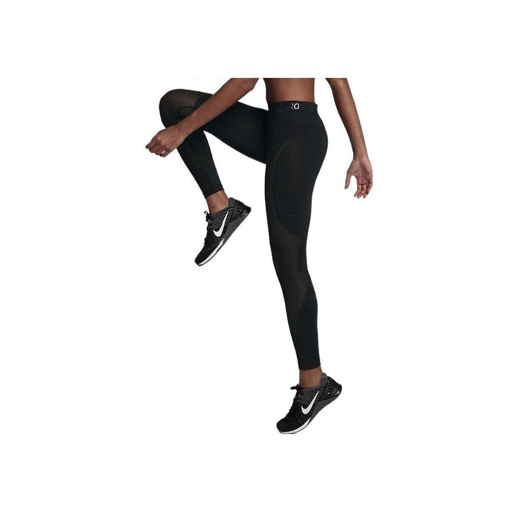 Nike Leggings de secado rápido de color liso para mujer Leggings negros 889646-010
