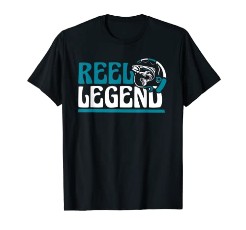 Reel Legend Fly Fishing Spinning Fishing Deep Sea Angler T-Shirt