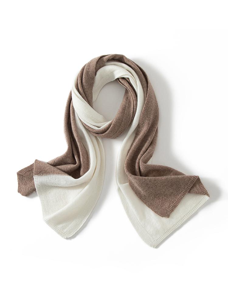 

Women Wool Cashmere 2 Tones Match Scarf Pashmina Big Scarves Wrap Shawl Men Cashmere Light-thin Outer Wraps Hijab