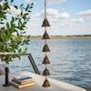 Balconies Metal Wind Chimes Hanging Decors With Bells and Chain, Soft Bells Accent for Patios, Porch, Window or Entryway