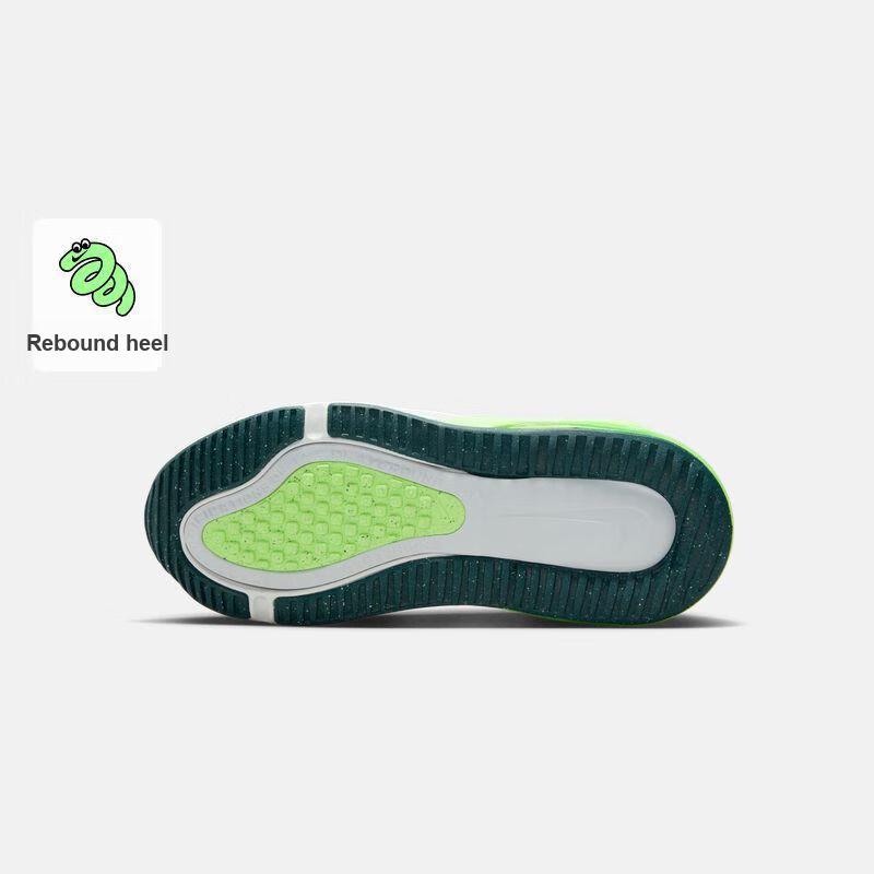 Nike Air Max 270 Confortable Polyvalent Amorti Tige Basse Chaussures de Running pour Enfants Chaussures de running pour enfants Blanc Vert DV1969-006