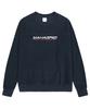 MAHAGRID Sports Logo Fleece Crewneck Navy(Mg2Dfmm462A)