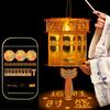Handmade Snake Year Lantern Chinese Style Portable Luminous Lantern Projection Lantern  Kids' Gift