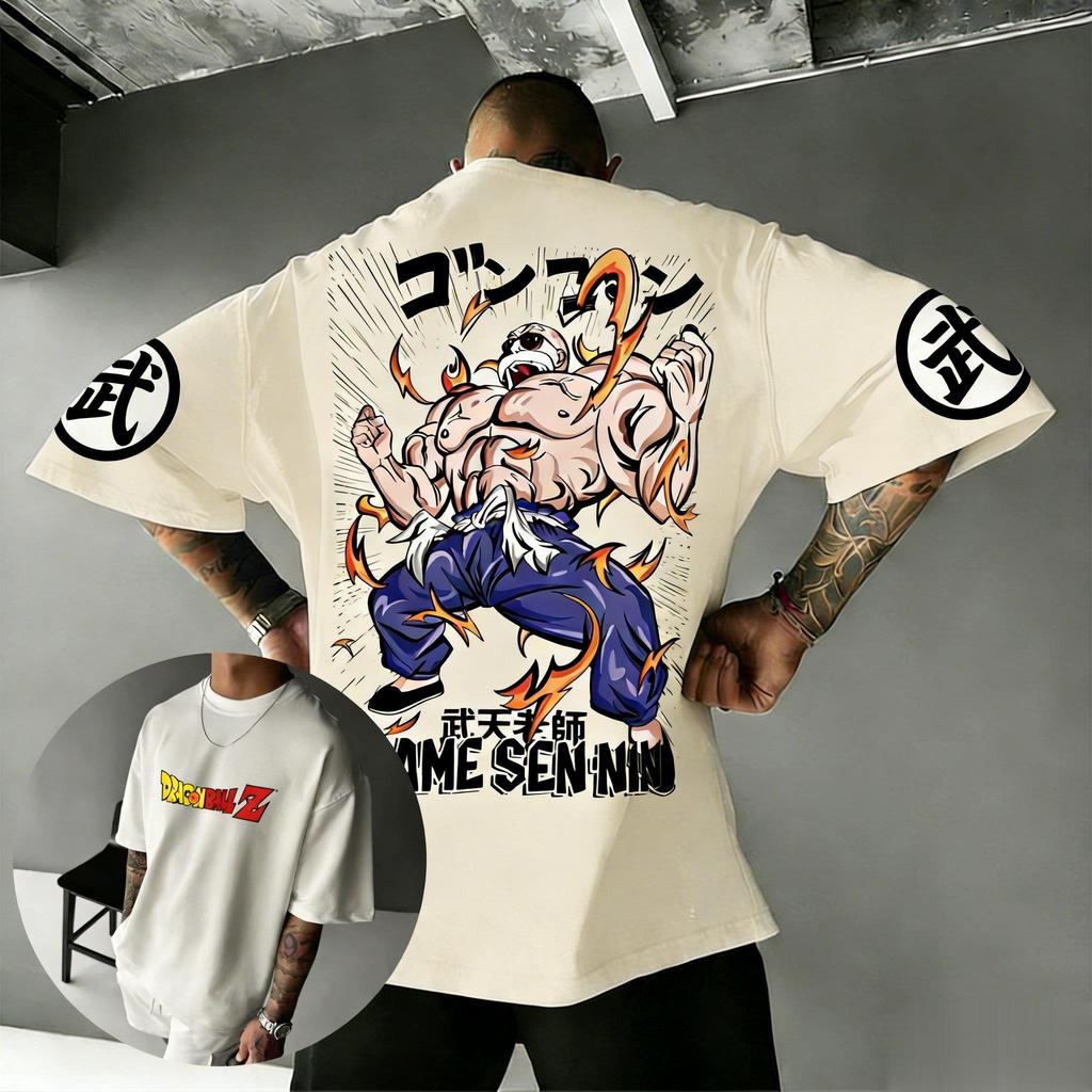 Dragon Ball Anime T-Shirt Herren Damen Baumwolle Kurzarm Meister Roshi Grafik-T-Shirt Japanische Streetwear Sommer Freizeit-Oberteile 2026 Y2k