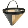 Stainless Steel Coffee Maker Filter Reusable Pour Over Dripper Non-slip Strainer