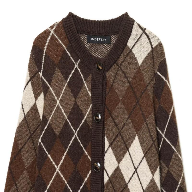 Womens Knit Cardigan Sweater With Round Neck Long Sleeve Loose Fit Button Front 2025