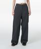 MUSINSA STANDARD WOMAN Women'S Wide Carpenter Pants [Dark Gray]