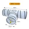 Pet Cat Tunnel Toys Foldable White Pet Cat Kitty Training Interactive Fun Toy For Cats Rabbit Animal Play Tunnel Tube