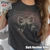 Western Boot Stitch Shirt, Coquette Bow, Beige, TShirt, Tee, Cowgirl. Rodeo, Bella Canvas, Unisex, Country Western, Trendy, Gift for Her