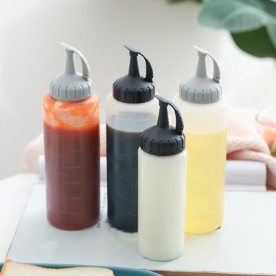 Mehrzweck-BPA-freie Soßenflasche aus Kunststoff, praktisch, gute Abdichtung, Ketchupflasche für Zuhause
