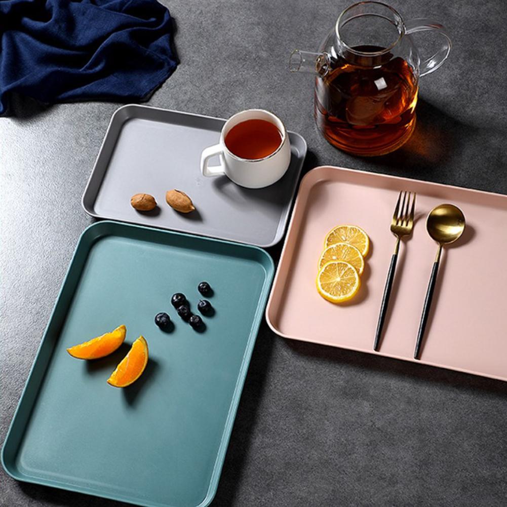 Serving Tray Food Tray Heightened Edge Design Non-slip And Heat-resistant Smooth And Flat Home Use Kitchen Use