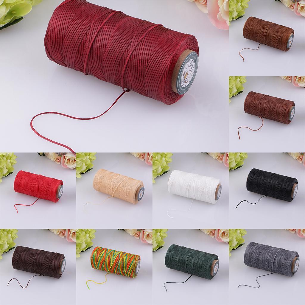 Durable 200 mm 210D Leather Waxed Thread Cord String for DIY