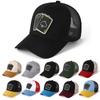 Cotton Embroidered Baseball Cap Adjustable Trucker Hat Fashionable Poker Card Hat  For Men Women