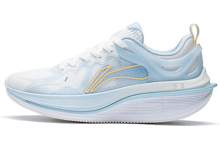 Li Ning WuShi 5S 2.0 Текстиль, ТПУ Низкие Беговые Кроссовки Мужские Бело-Синие ARSS011-1 40
