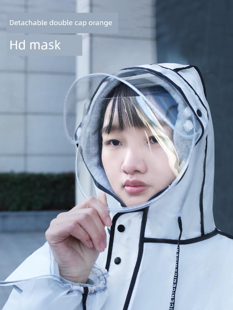 Raincoat Electric Car Women's Suit Motorcycle Adult Single Outdoor One-Piece Outwear Full Body Rainproof Poncho