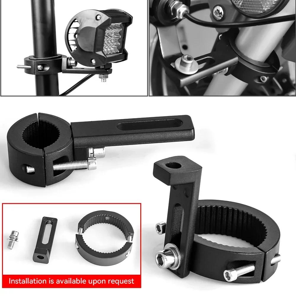 Support de Montage Moto Phare Projecteur Antibrouillard Feux de Route Supports Universel Vélos Support de Montage Durable