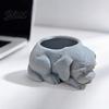 Customizable DIY Plant Pot Puppy 3D Planter Container Cute Printed Decorative Lying Dog Succulents Shaped Planter Pot for