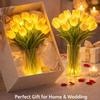 Romantic Glowing Tulip Night Light Bouquet - Mixed Colors