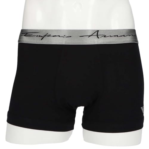 Emporio Armani SOFT MODAL Men's Boxer Briefs, Front Closure, EU Size 68, Navy, 54045119