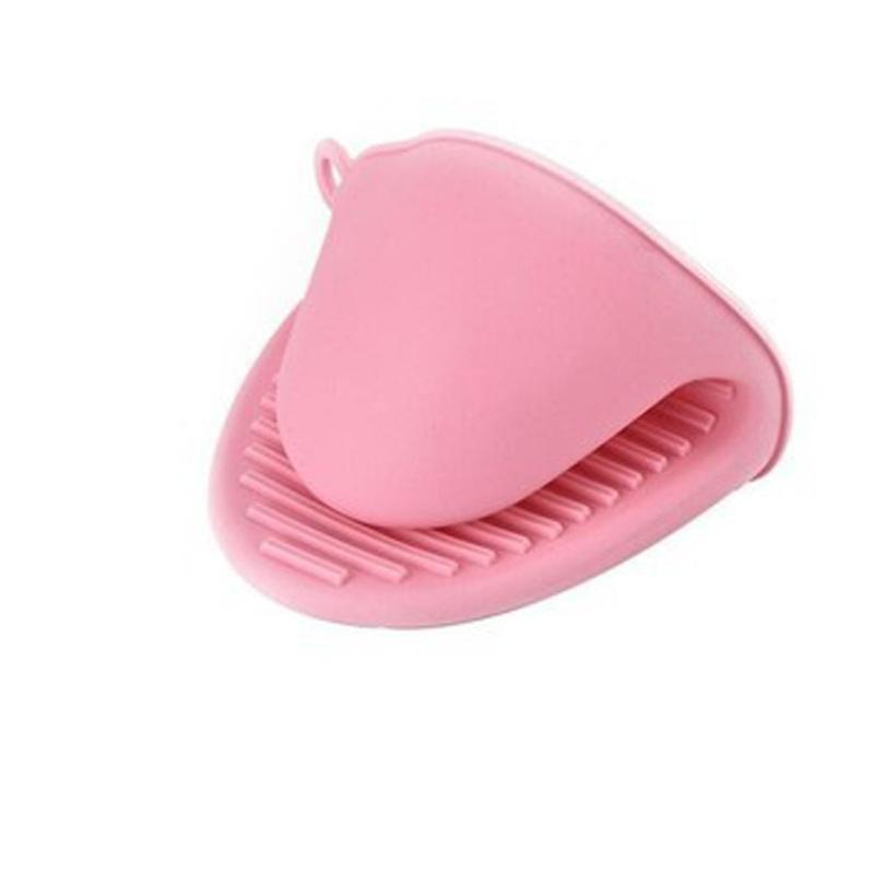 Силиконовая перчатка. Жаростойкая противоскользящая силиконовая ручка для духовки. розовый