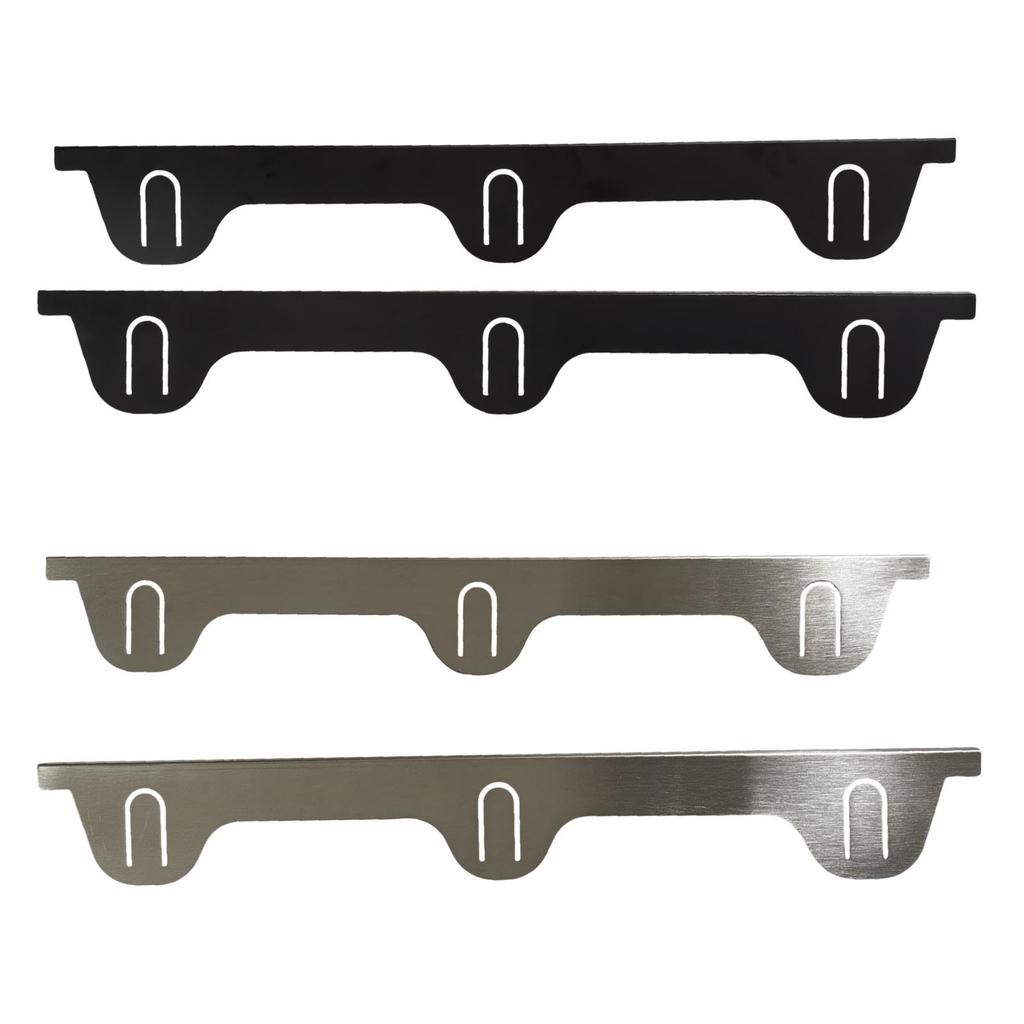 2Pcs Stainless Steel Stove Gap Covers Sturdy Easy to Install Edge Gap Cover Oven Side Gap Filler for Stovetop Countertop