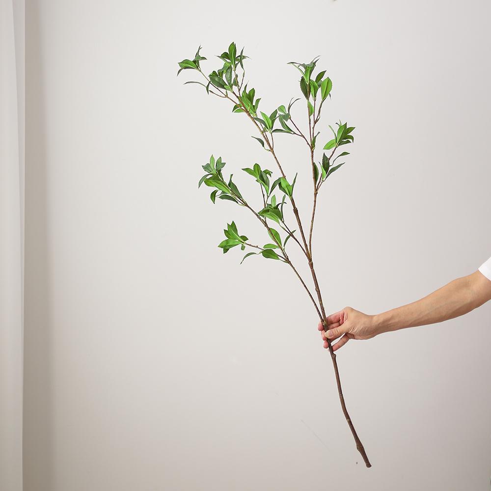 Eleganter Holz-Grün-Künstlicher Blumenbaum für Innenraumdekoration & Landschaftsgestaltung