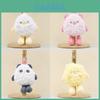 Charming Plush Q Egg Animal Keychain Wedding Favor Soft Duck Pig Panda Bear