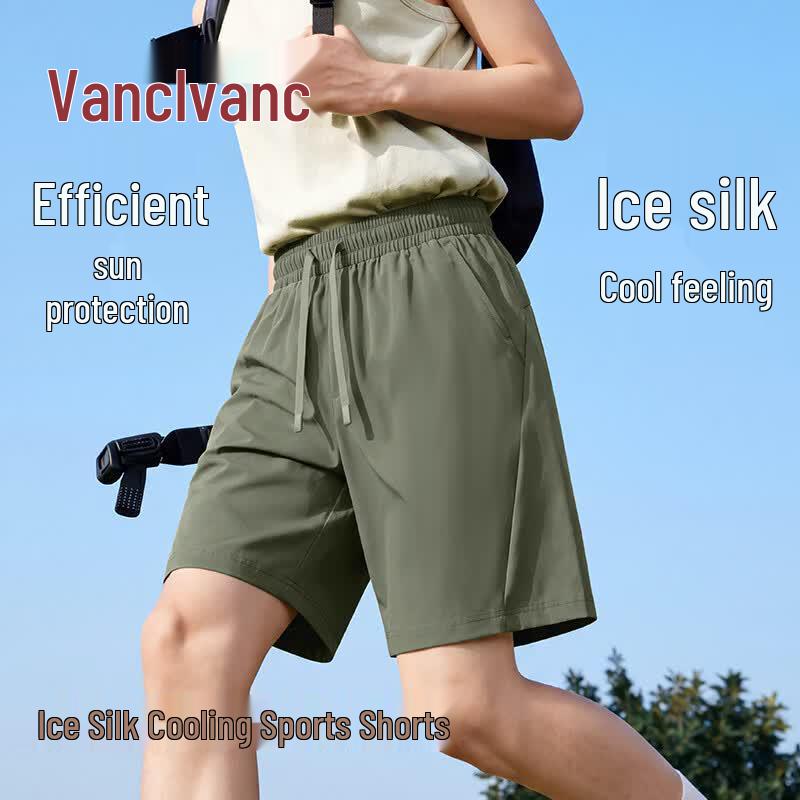 VANCL Men's Summer Ice Silk Sports Shorts