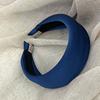 Wide-Brimmed Satin Headband Solid Color Hair Hoop Band New Silk Hair Band  Girls