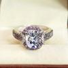 Moissanite Oval Cut Gemstone With 925 Sterling Silver Ring For Men's #B293 JL375681949004